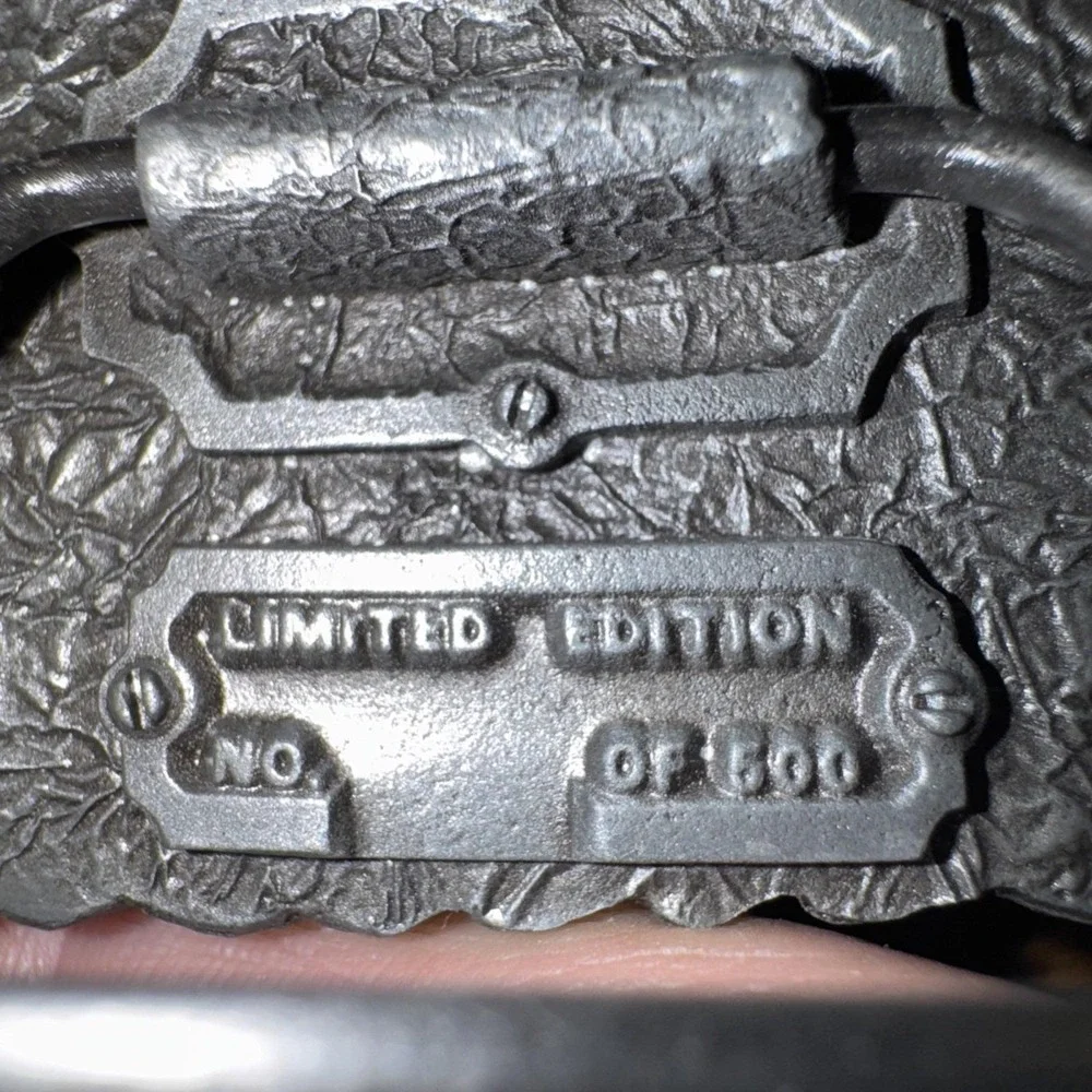 Vintage Rare Old Trainland 1982 Locomotive Engine Railroad   Belt BUCKLE